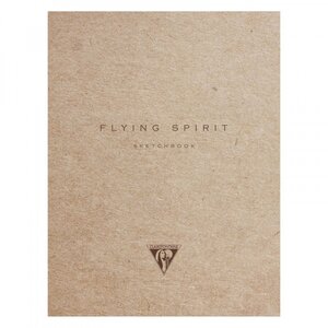 Carnet dessin ivoire flying spirit 16 x 21 cm - 50 feuilles - 90g - clairefontaine