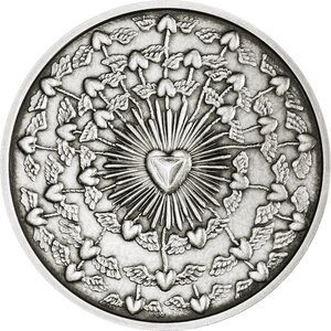 Médaille argent Amour