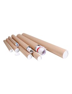 (1 lot  de 100 tubes) tube carton rond longueur totale 340mm