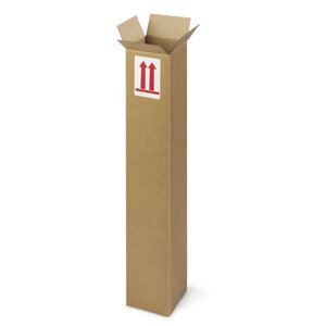 10 cartons d'emballage allongés 50 x 10 x 10 cm - Simple cannelure