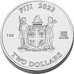 Pièce de monnaie en Argent 2 Dollars g 31.1 (1 oz) Millésime 2023 America Big Five MOOSE