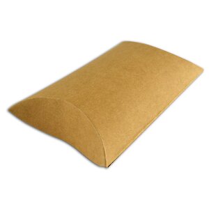 6 Boîtes Cadeau Pillow Box - Kraft - Draeger paris