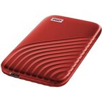 WD - Disque SSD Externe - My Passport™ - 2To - USB-C - Rouge