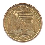 Mini médaille Monnaie de Paris 2008 - Eglise Sainte-Catherine de Honfleur