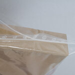 Lot de 100 sachets plastiques à fermeture zip 180x250mm standard 50µ