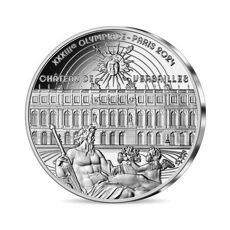 Jeux Olympiques de Paris 2024 - Monnaie de 10€ Argent - Héritage Château de Versailles