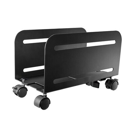 Chariot support pour Unité Centrale largeur 12-21 cm Noir NEWSTAR