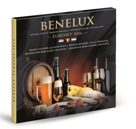 Coffret série euro BU Benelux 2016 (gastronomie au Benelux)
