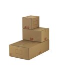 (lot  20 caisses) caisse carton palettisable a - norme ect - longueur de 300 à 600 mm 600 x 400 x 300 mm