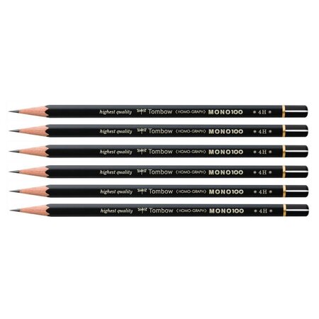 Crayon Graphite Haute Qualité MONO 100 4H TOMBOW