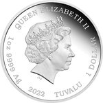 Pièce de monnaie en argent 1 dollar g 31.1 (1 oz) millésime 2022 simpsons krustylu studios