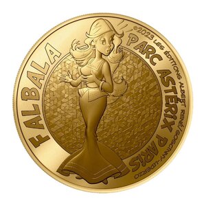 Mini médaille Monnaie de Paris 2023 - Falbala  au Parc Astérix