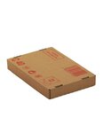 (lot  50 couvercles) caisse carton palettisable c40 avec couvercle 300 x 200 x 40 mm