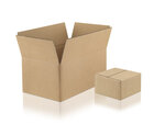 Lot de 10 cartons double cannelure 2w-37 format 300 x 300 x 300 mm