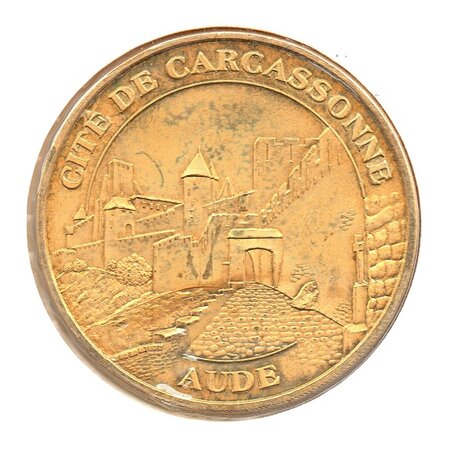 Mini médaille monnaie de paris 2007 - cité de carcassonne