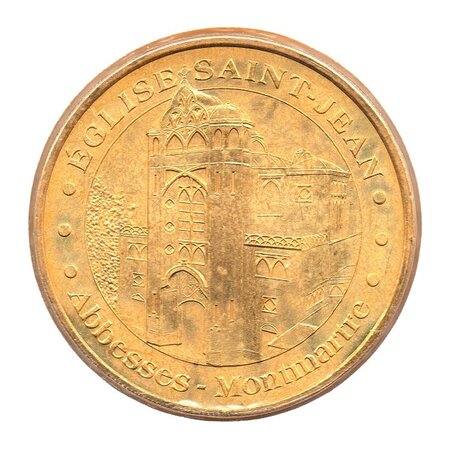 Mini médaille monnaie de paris 2009 - eglise saint-jean de montmartre