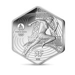 Jeux Olympiques et Paralympiques de Paris 2024 Coffret de 4 monnaies 10€ hexagonales Argent