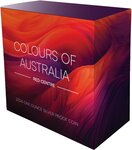 Pièce de monnaie en Argent 1 Dollar g 31.1 (1 oz) Millésime 2024 Colours of Australia RED CENTRE