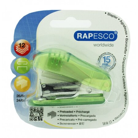 Mini agrafeuse plastique - bug stapler - rapesco