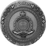 Pièce de monnaie en Argent 5 Dollars g 62.2 (2 oz) Millésime 2023 CALYPSO