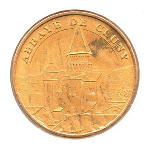 Mini médaille monnaie de paris 2009 - abbaye de cluny