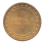 Mini médaille monnaie de paris 2007 - parc du futuroscope (omnimax)