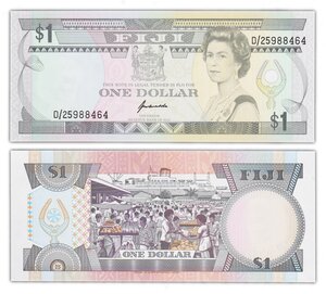 Billet de Collection 1 Dollar 1993 Fidji - Neuf - P89