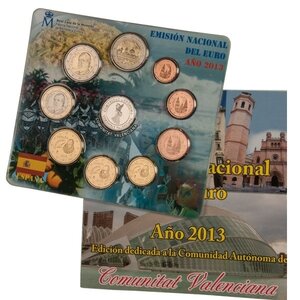 Coffret série euro BU Espagne 2013 - Communauté valencienne
