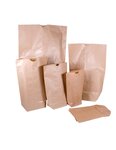 (lot   125 sacs) sac kraft brun renforcé 2 feuilles à encoche 37 5 x 55