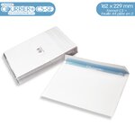 Lot de 100 enveloppes blanches c5 - gamme courrier+ (sans fenêtre)