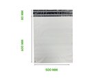 50 Enveloppes plastique aller retour 60 microns - 500×600mm