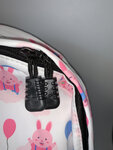 Sac à dos cartable avec trousse assortie scolaire primaire enfants avec motifs lapin rose : léger  solide et confortable