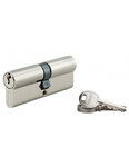 THIRARD - Cylindre de serrure double entrée SA UNIKEY (achetez-en plusieurs  ouvrez avec la même clé)   40x40mm  3 clés  nickelé