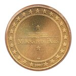 Mini médaille monnaie de paris 2007 - zoo de la palmyre