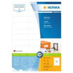 HERMA Étiquettes permanentes PREMIUM A4 70x25 4 mm 100 Feuilles
