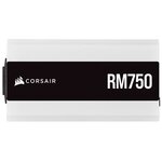 CORSAIR Bloc d'alimentation RM Series RM750 - 750W - 80 PLUS Gold - Blanc (CP-9020231-EU)