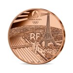 Jeux Olympiques de Paris 2024 Monnaie de 1/4€ - Sports Saut à la perche