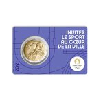 Monnaie 2€ Commémorative BU 4/5 - Millésime 2021 - Jeux Olympiques de Paris 2024