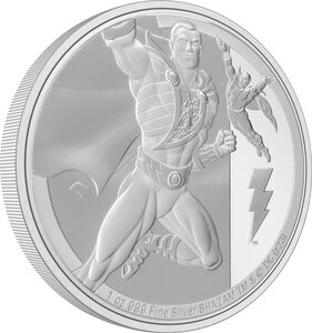 Pièce de monnaie en Argent 2 Dollars g 31.1 (1 oz) Millésime 2023 Classic DC Comics SHAZAM DC