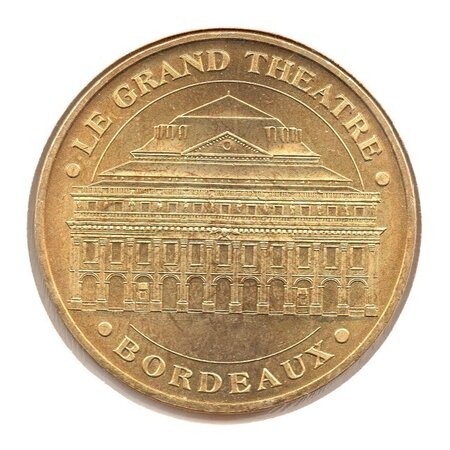 Mini médaille monnaie de paris 2007 - le grand théâtre de bordeaux