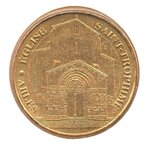 Mini médaille monnaie de paris 2007 - eglise saint-trophime