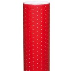 Rouleau papier cadeau alliance l70 cm x 50 m pois rouges clairefontaine
