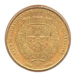 Mini médaille monnaie de paris 2008 - club numismatique d’argenteuil