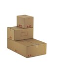 (lot  20 caisses) caisse carton palettisable a - norme ect - longueur de 300 à 600 mm 600 x 400 x 300 mm