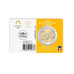 Monnaie 2€ Commémorative BU 3/5 - Millésime 2021 - Jeux Olympiques de Paris 2024