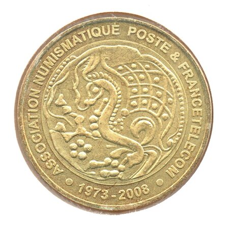 Mini médaille monnaie de paris 2008 - association numismatique poste et france telecom