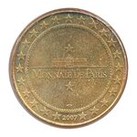 Mini médaille monnaie de paris 2007 - congrès national des sapeurs-pompiers de france
