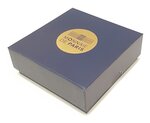 Boîte bleue pour 1 médaille Monnaie de Paris (14 30 cm x 14 30 cm x 3 80 cm)