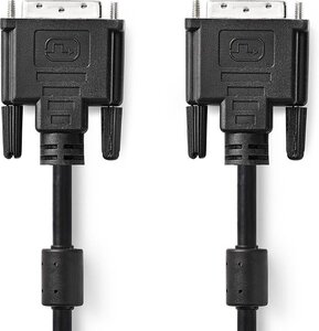 Cable DVI-D Nedis 2m M/M (Noir)