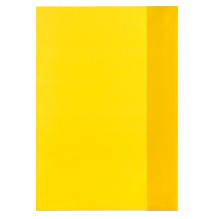 Protège-cahiers, format A4, en PP, jaune transparent HERLITZ